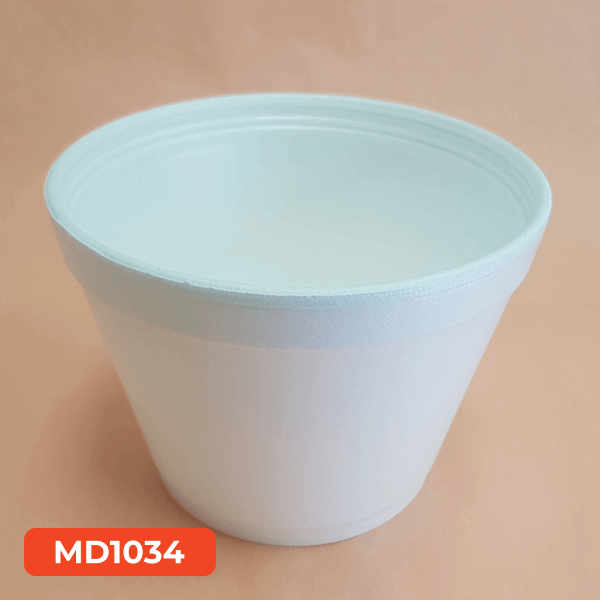 20 oz White Ice Cream Cups