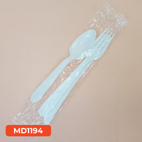 MD 3 Kit White HD Wrapped Cutlery