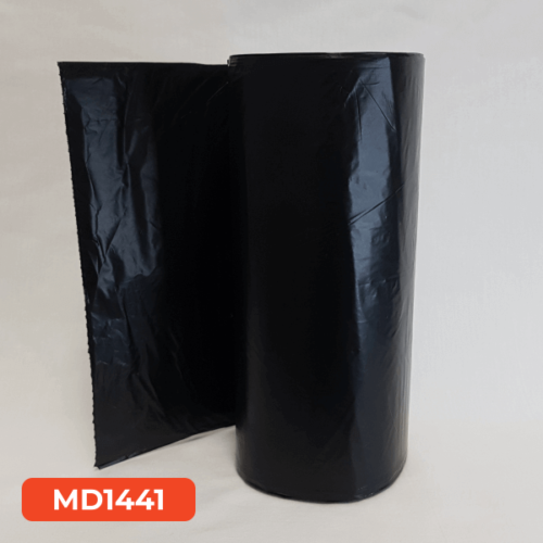 38x60 Black Trash Bags HDPE