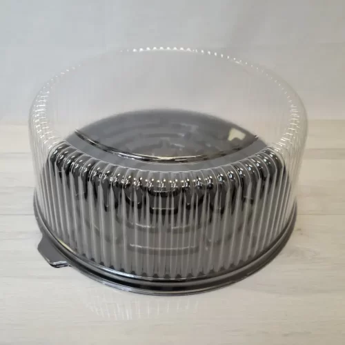 Termopac 10 in Round Cake Container Black Base CP777 / 100 pc