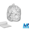 MD 38x60 Clear Trash Bags LDPE / 1.3 Mil / 5 Rolls