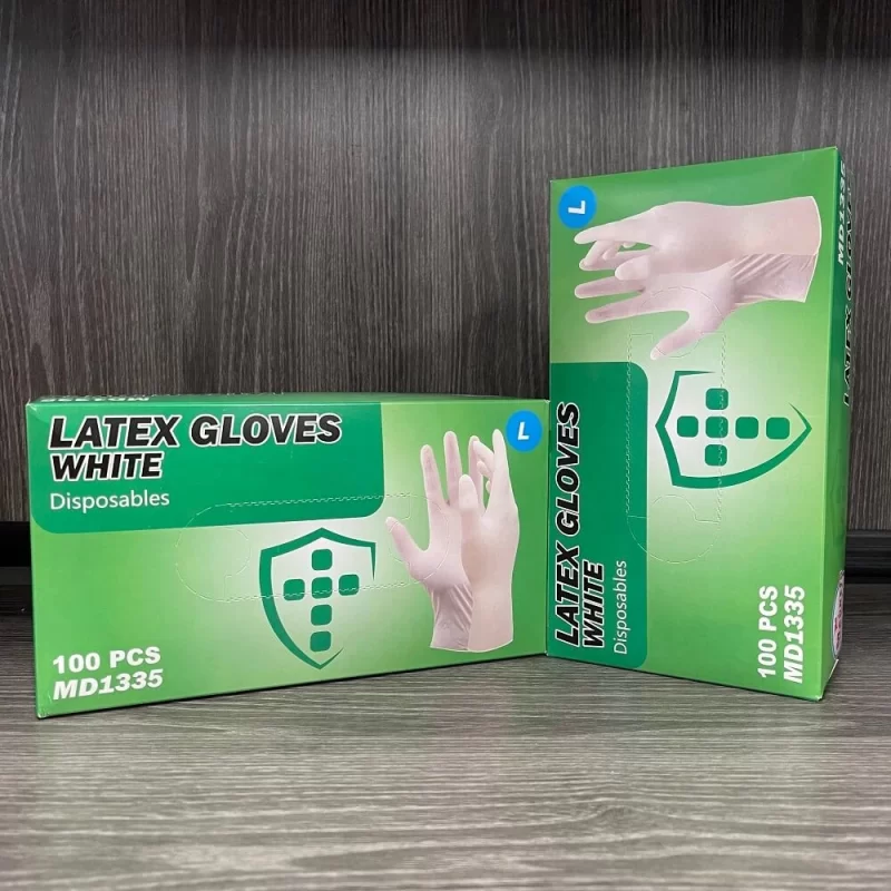 MD Latex Gloves Powder Free Large / 10x100